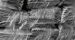Desktop Screenshot of horst-meier-autor.de